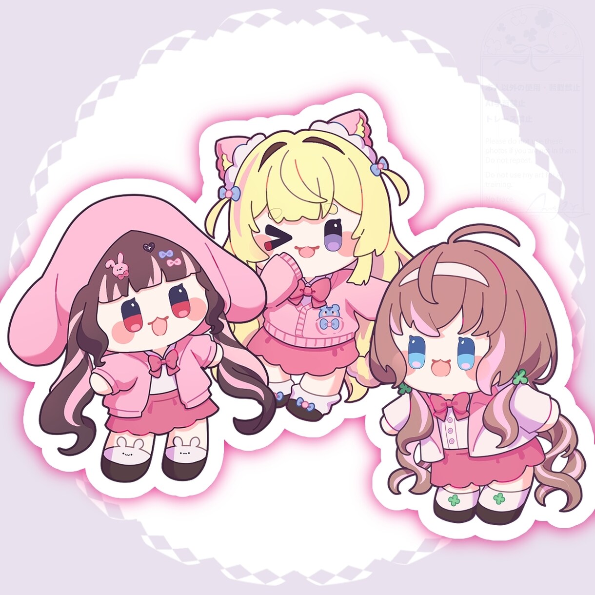 商用込み/ぬいぐるみ風マッド質感なSDを描きます ファンの｢欲しい！｣を引き出す2頭身の小さないのち イメージ2