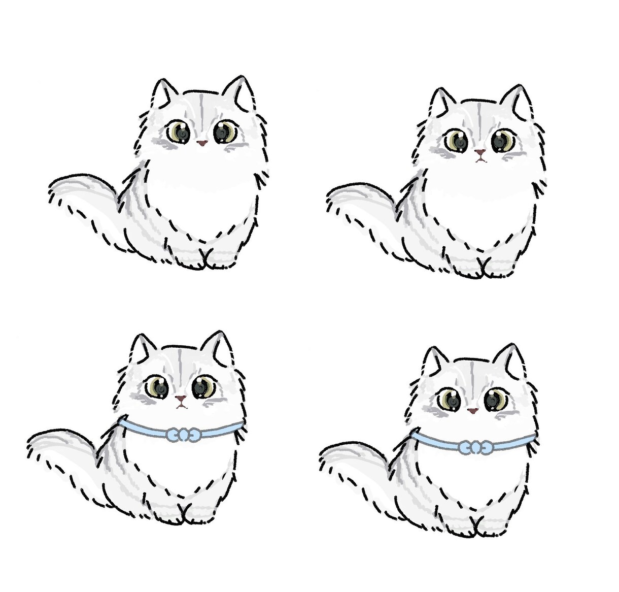 愛猫ちゃんのイラスト描きます ！デフォルメ化して、かわいくキャラクターデザイン！ イメージ2