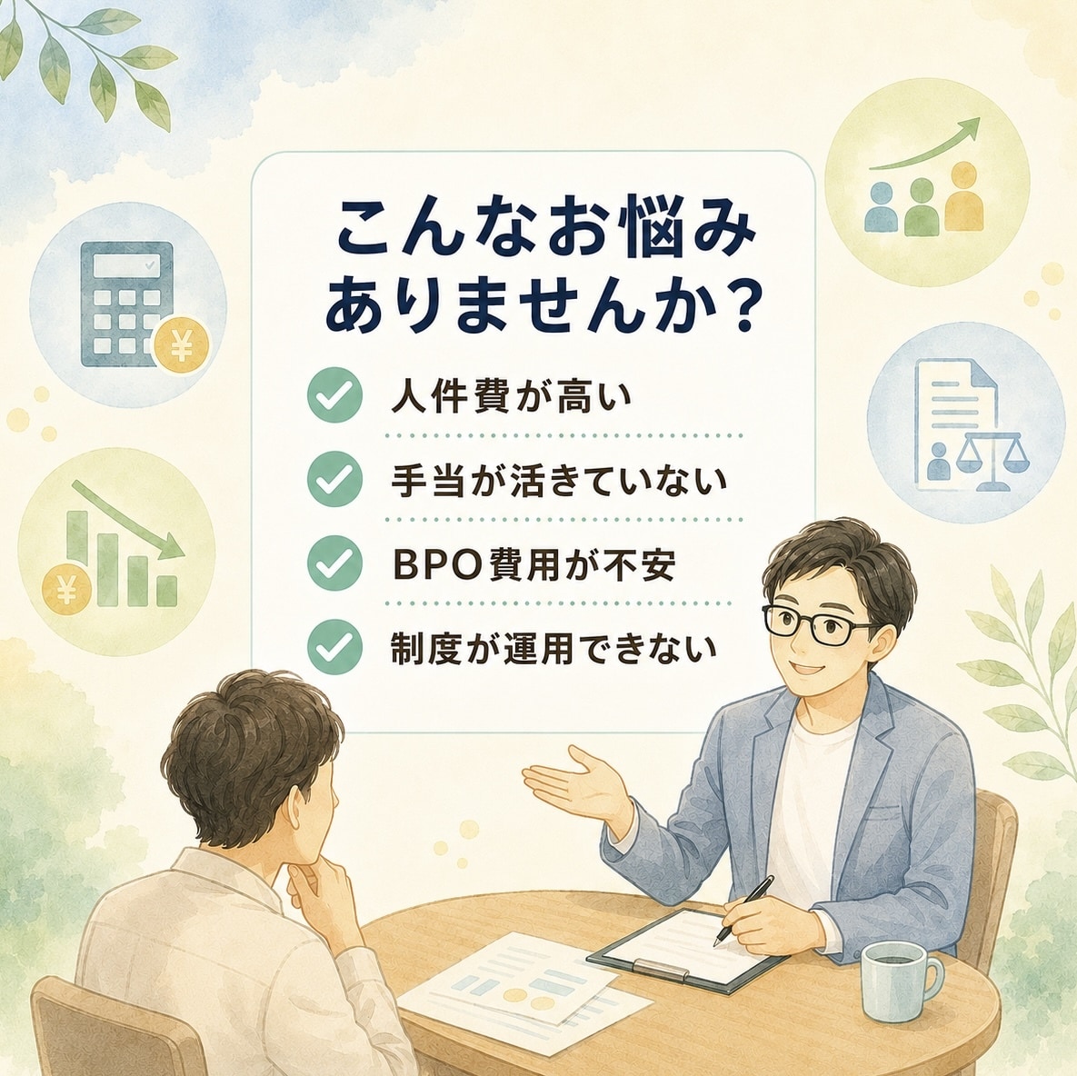 本当に効果のある人事制度導入をお手伝いします 人事制度は「シンプルで使える」点が重要です。 イメージ2