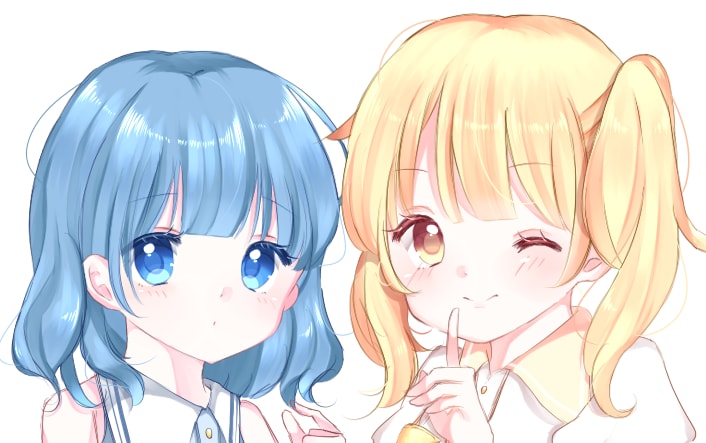 可愛いペア画かきます ふわふわした可愛い女の子、ショタ系の男の子得意です イメージ1