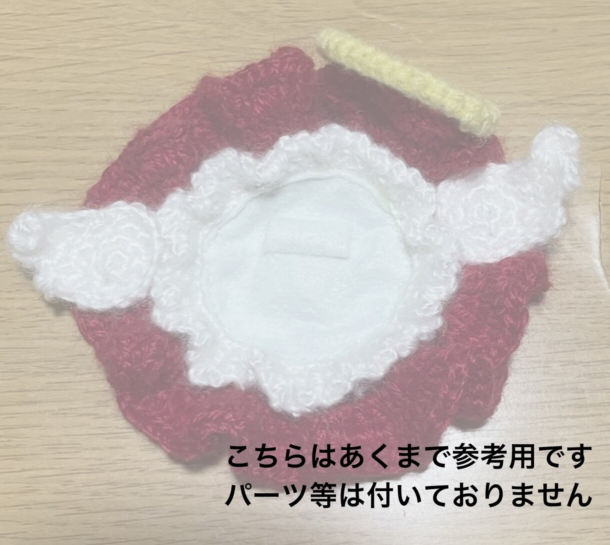 毛糸のかぎ編み缶バッジロゼット制作します 推し活に　缶バッジロゼット毛糸のかぎ編みで作ります イメージ2