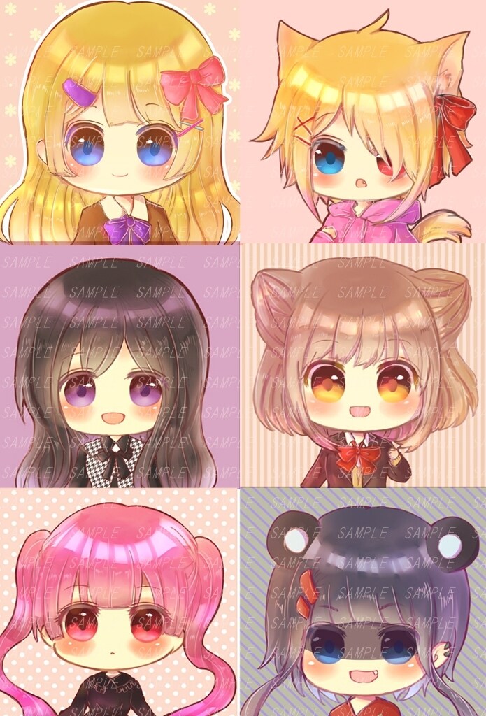 ＳＮＳ用可愛めデフォルメアイコン描きます ＳＮＳ用可愛めデフォルメアイコン描きます イメージ1