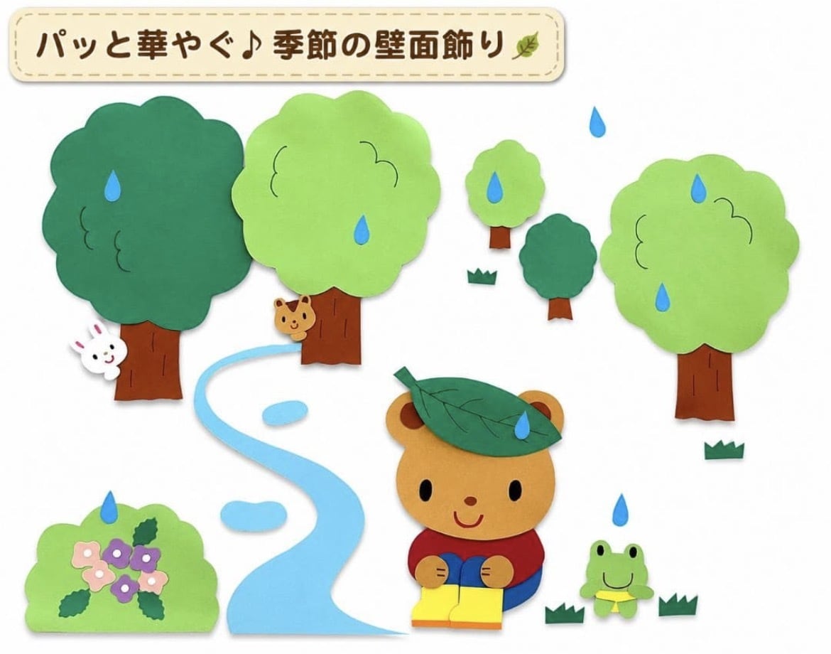 保育園・幼稚園向け｜壁面製作を代行します 園長経験者×保育経験15年以上｜持ち帰り仕事減らしませんか？ イメージ2