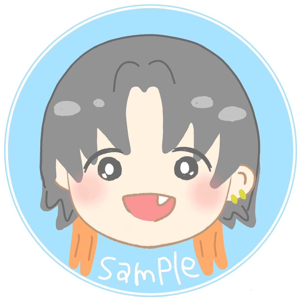 SNSや配信アプリで使えるアイコン作成します 高画質かわいい似顔絵アイコン＆ロゴアイコン イメージ4