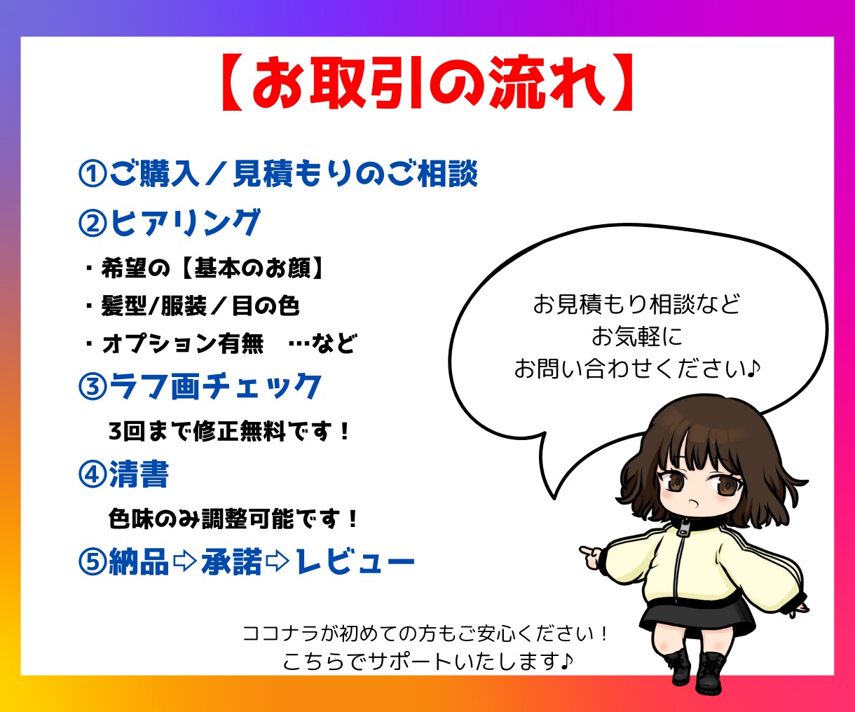 セットでお得★インスタ・ブログ用表情10点描きます 商用利用可の副業系アイコン！好印象イラストで信頼感UP！ イメージ7