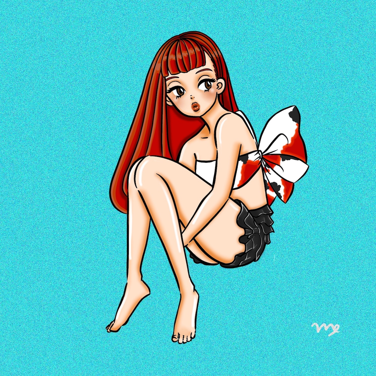 おしゃれで個性的⭐︎SNSアイコン・似顔絵描きます SNS映え◎アイコン・ヘッダーにぴったりの女の子イラスト！！ イメージ4