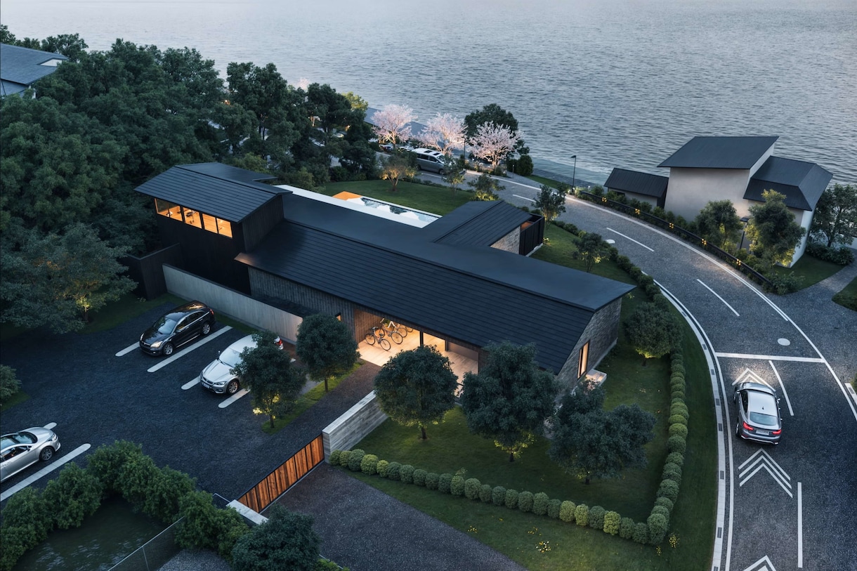 別荘・Villaの外・内観パースを制作いたします Villa・別荘パース｜NOT A HOTELレベルで制作 イメージ5