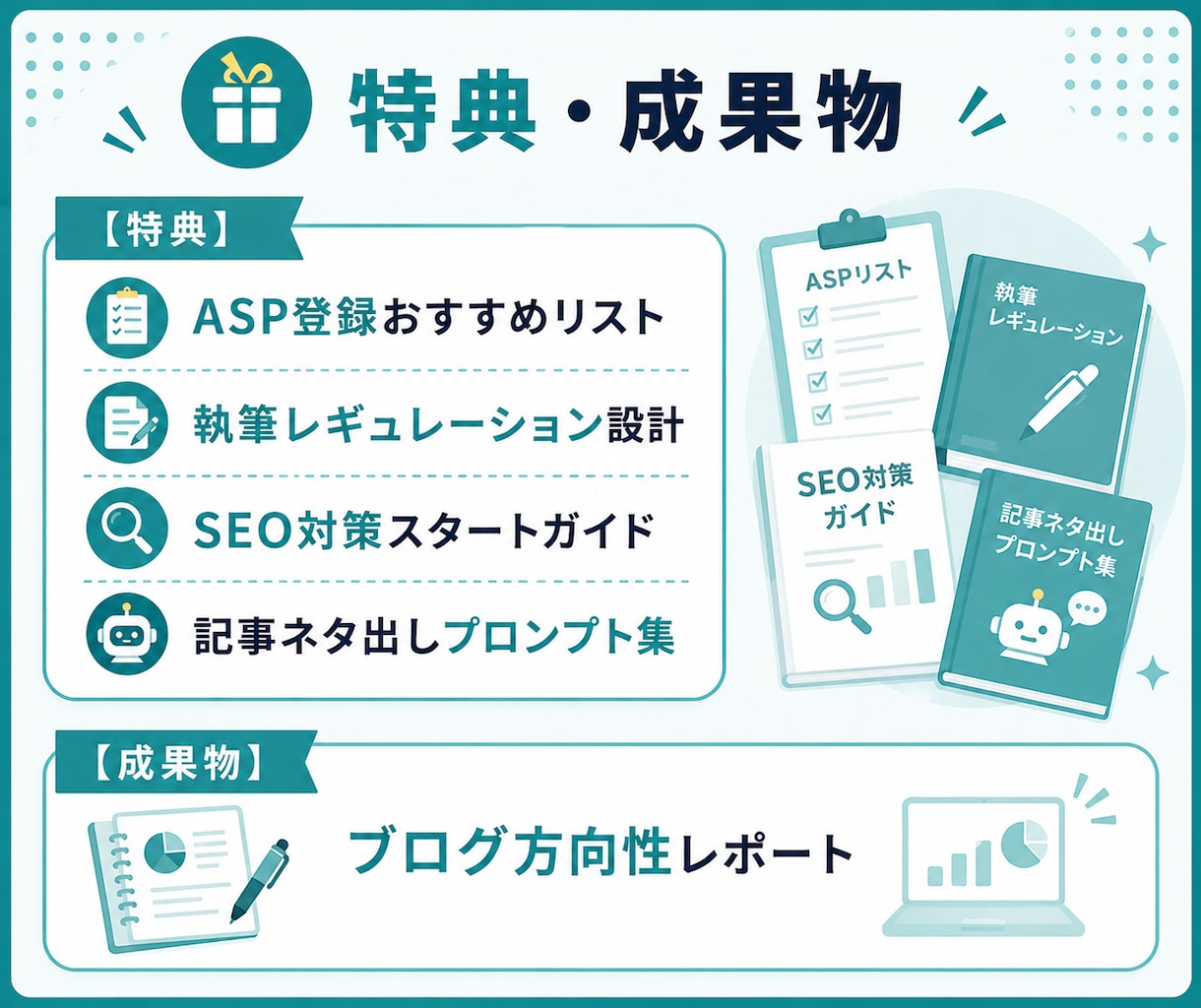 ブログ開設後30日間、運営の土台作りを伴走します ブログ開設から方向性・記事設計など30日間個別サポート イメージ5