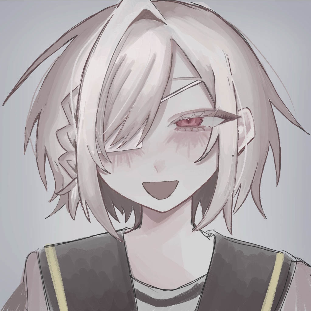 顔だけアイコンます 少しダークで可愛い絵柄でアイコン描きます イメージ2
