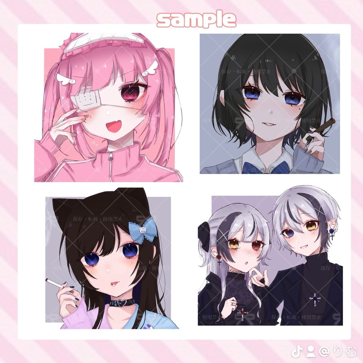 SNSのアイコン描かせて頂きます SNSアイコンを安値で描かせていだきます！ イメージ2