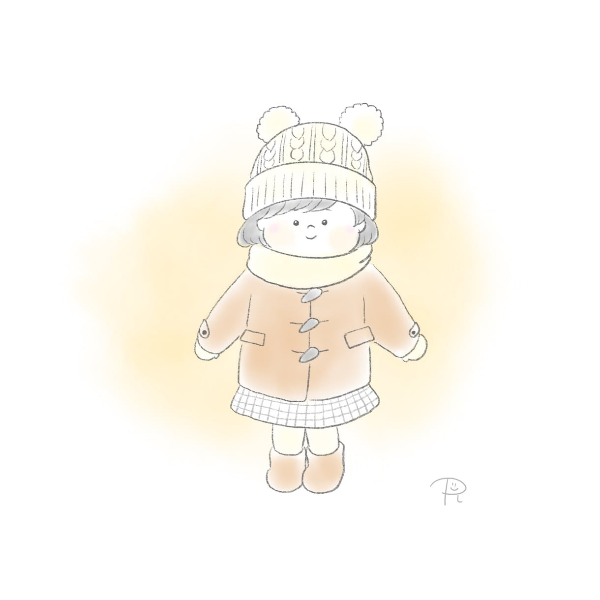 ふんわり可愛い似顔絵アイコンをお描きします デフォルメした優しい似顔絵に仕上げます。 イメージ2