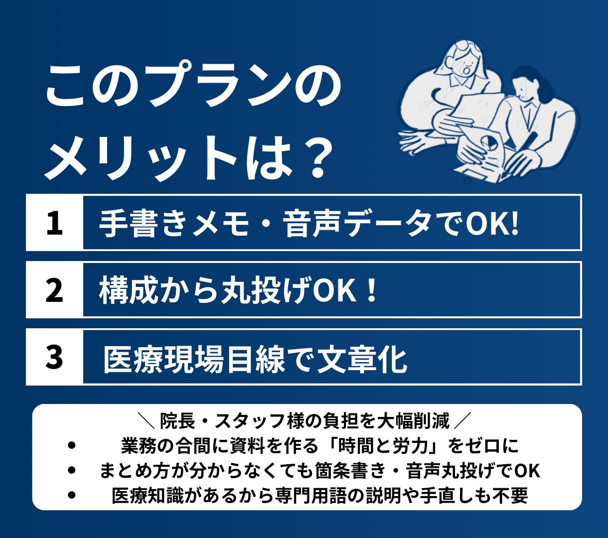 看護師が作る0から丸投げマニュアル作成します 手書きメモや音声だけでOK！医療現場目線で文章化 イメージ2