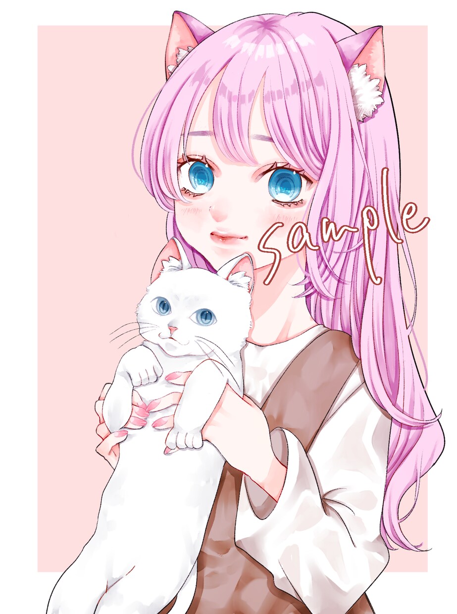 あなただけの可愛いアイコン、お描きします 最短1週間で納品可能です！お見積もりだけでもどうぞ！ イメージ2