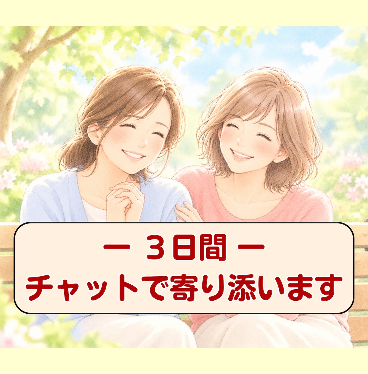 3日間あなたの心に寄り添います♥何でも受け止めます 愚痴/お悩み/介護のイライラ/職場の人間関係/夫婦/ストレス イメージ1