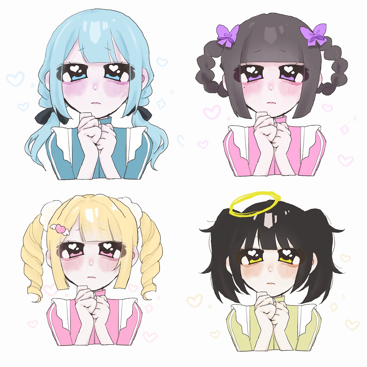 あなたのジャージメイドちゃんお描きします きゅるきゅる可愛い子をお安く素早く提供♡ イメージ2