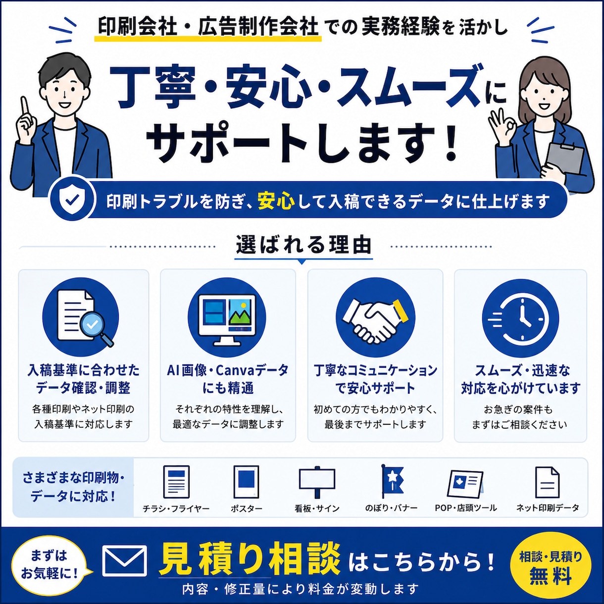 AI画像を印刷用データに調整します Canva・ネット印刷データにも対応可能です イメージ3