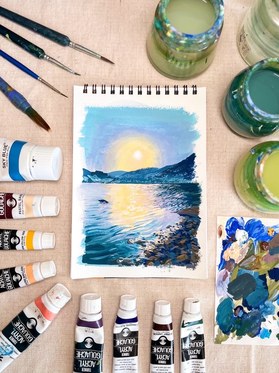 思い出の風景を優しい色合いで描きます 大切な場所や旅の思い出を、心温まる一枚に イメージ3