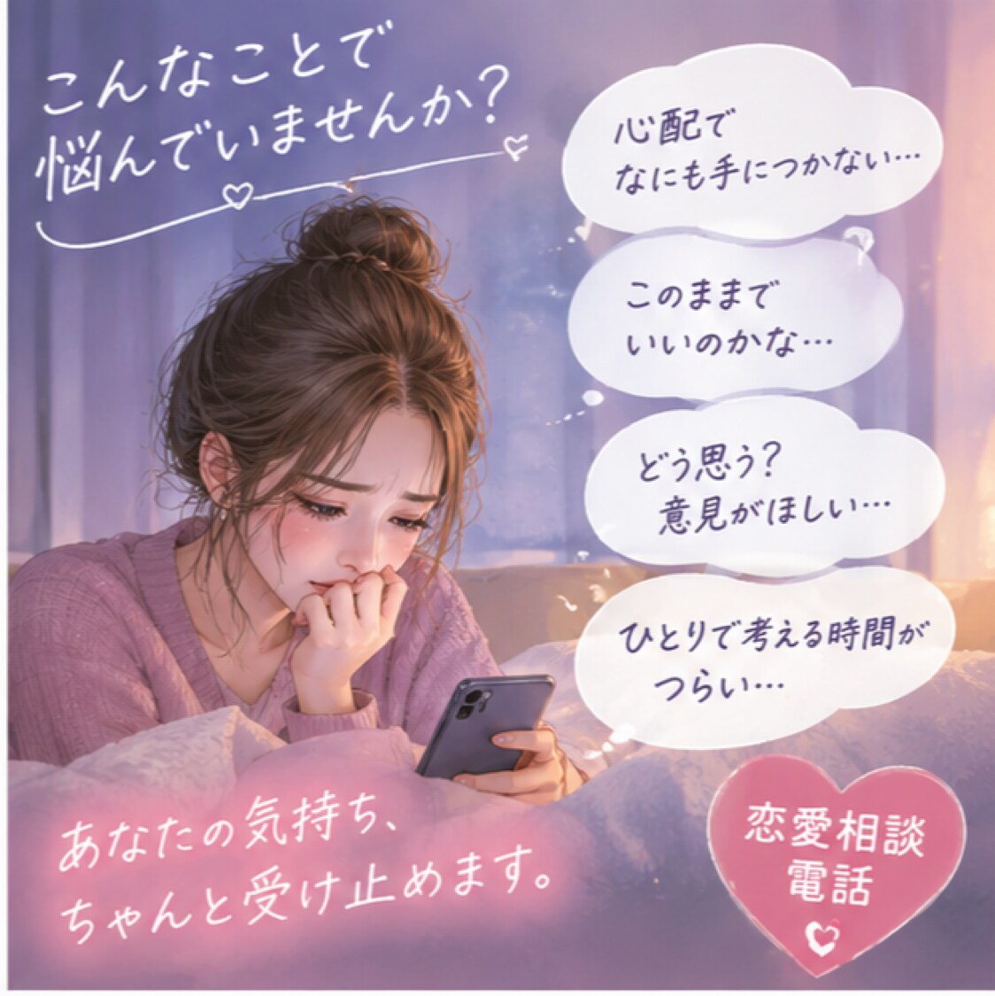 あなたの不安が安心へ変わるように全力でよりそいます ♡いらっしゃいませ、あなたの心が安心する、ホッとできる場所♡ イメージ2