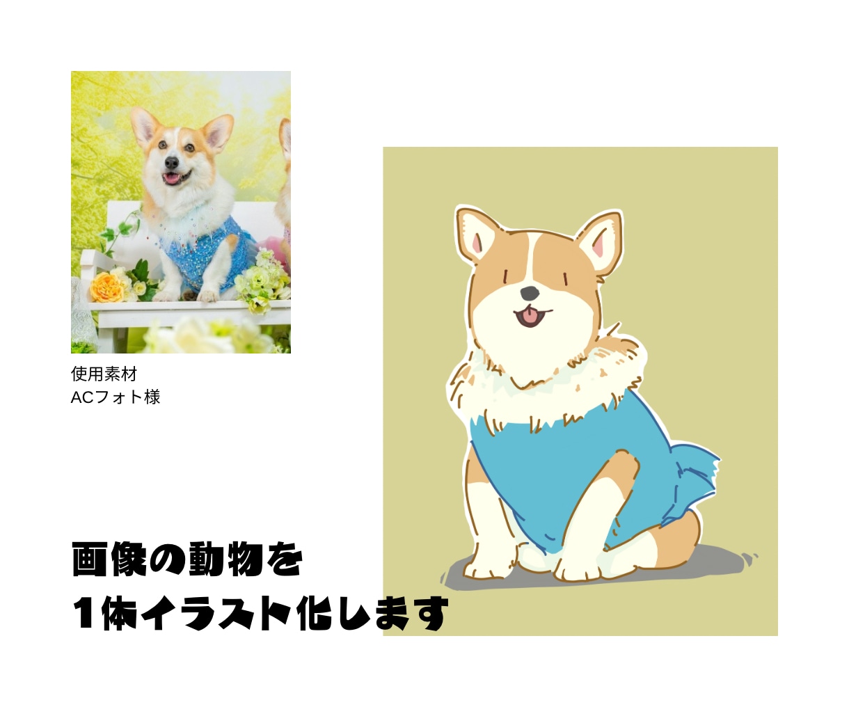 ペットや動物の似顔絵をゆるーいタッチで描きます SNSアイコンやうちのコグッズを作りたい方に！ イメージ2