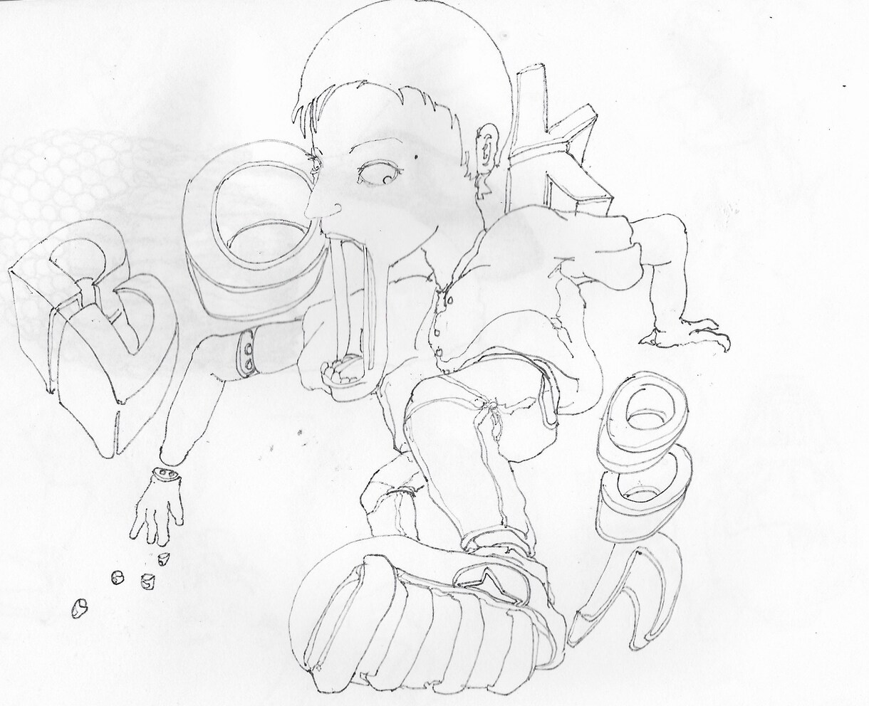 MoonManが、あなたに絵を描きます MoonManによってあなたのイメージが一枚の絵になります。 イメージ8