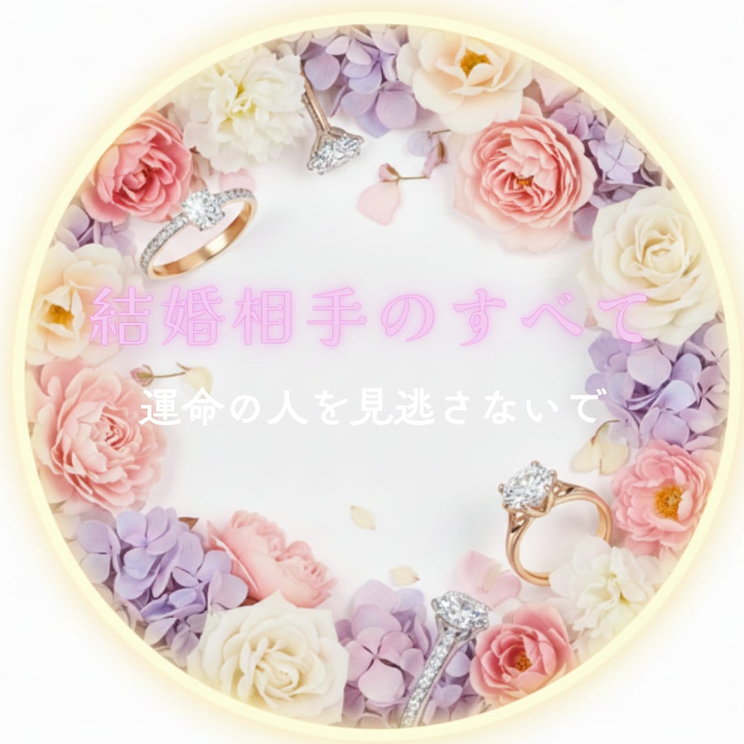 あなたの運命の結婚相手（名前も）詳細に教えます もう出逢っている？/これから出逢う？/今の彼と結婚してる？ イメージ1
