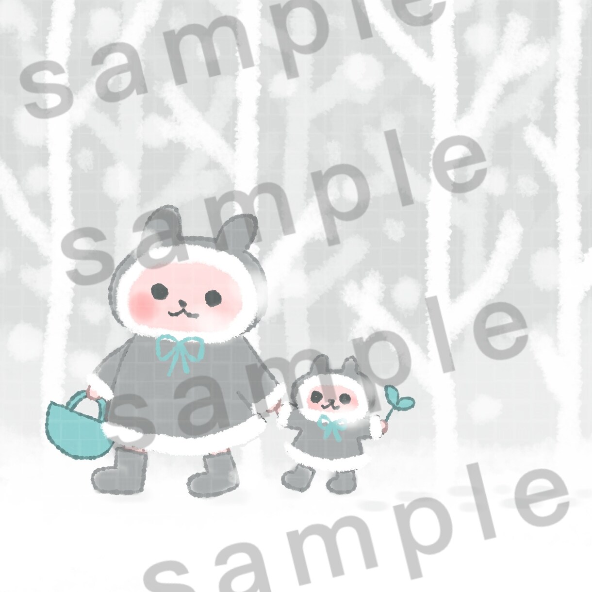 可愛いシンプルなイラスト描きます ホームページやSNSのアイコンなどに♪ イメージ3
