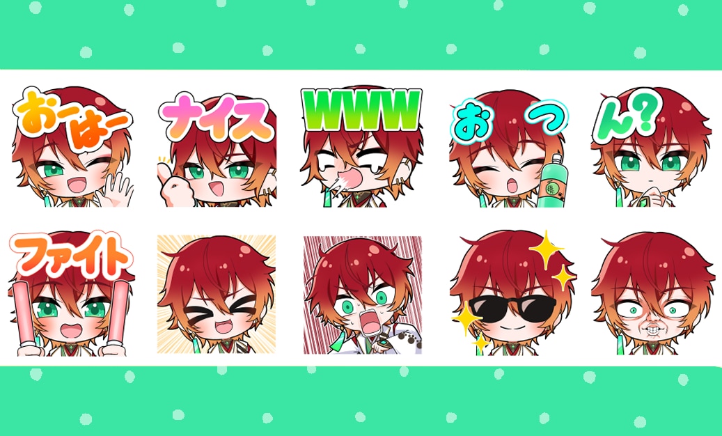 ミニキャラ描きます YouTube、TIKTOK、LINEなどのスタンプに イメージ1