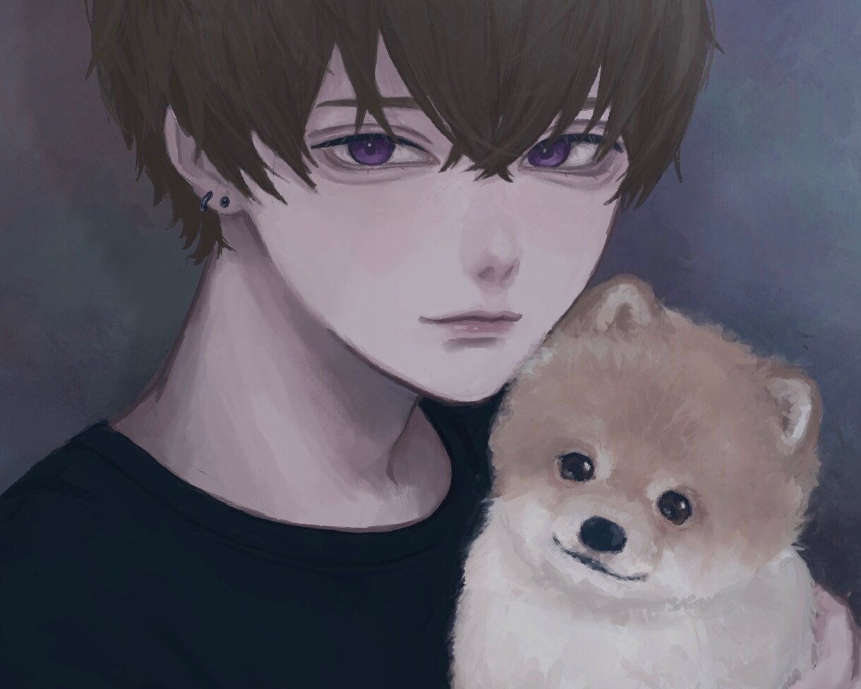 繊細な厚塗りイラスト描きます アイコンや配信背景、MVイラストに。無料オプションも豊富 イメージ8