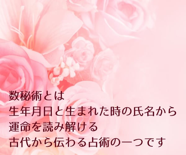 もう悩まない❤初めての数秘術❤貴方の本質伝えます ✤恋愛✤仕事✤結婚✤夫婦✤子育て✤人間関係✤自己分析✤適性 イメージ2