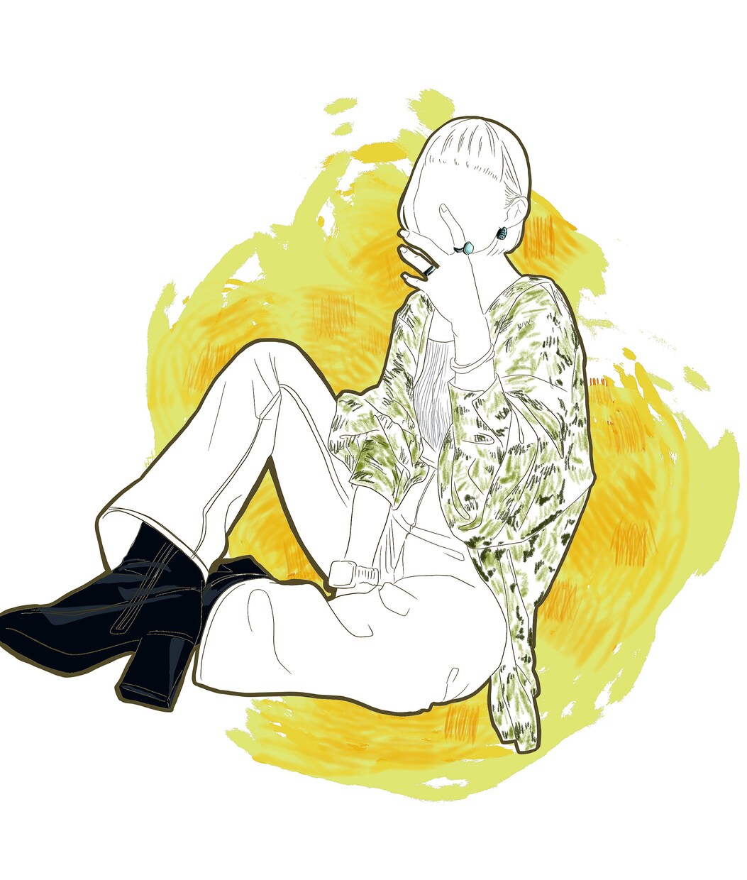 ウエディングイラストを作成します オシャレで滑らかな線のイラストが好きで意識して描いております イメージ9