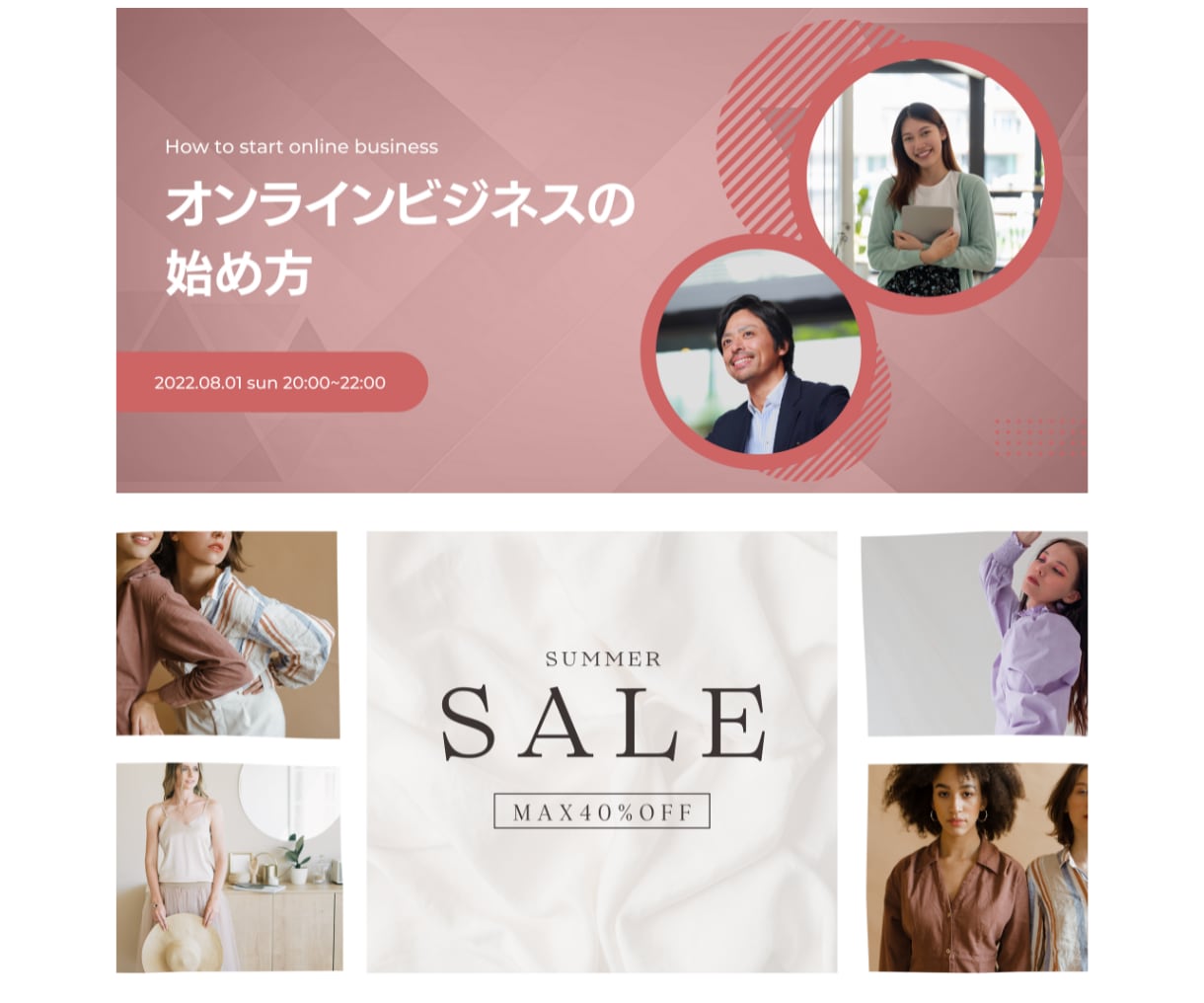 シンプル・オシャレなWeb画像作ります 丁寧なやりとりとスピード納品を評価いただいてます イメージ2