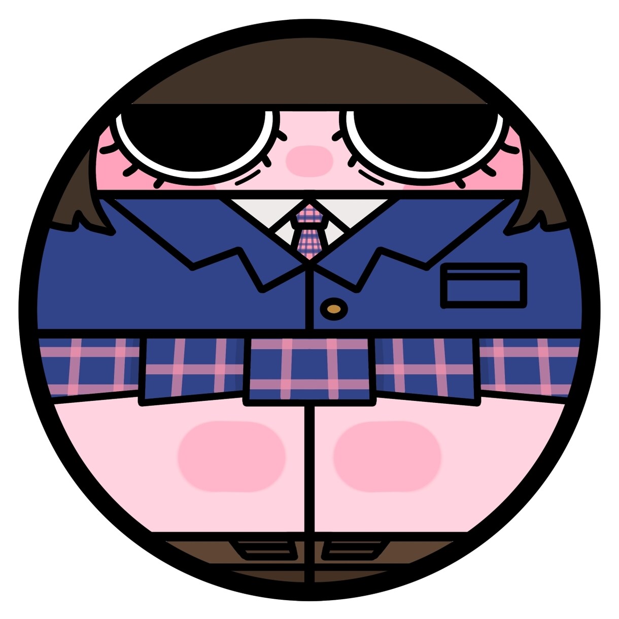 アイコンを独自の世界観で描きます まあるい個性的なキャラクターをアイコンにします イメージ3