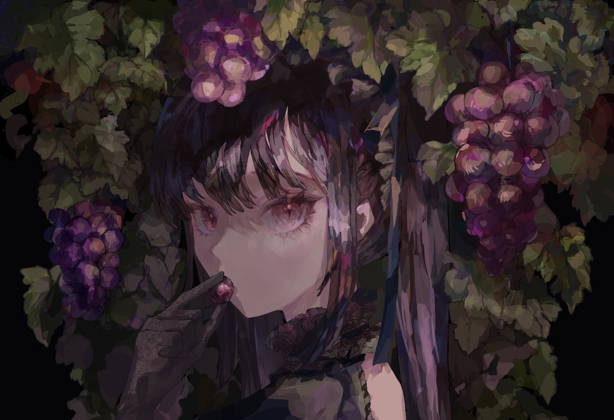 シックな色合いと可愛い絵柄でイラスト作成します 動画作成用、グッズ用等ご希望のあなただけのイラストを作成！ イメージ1
