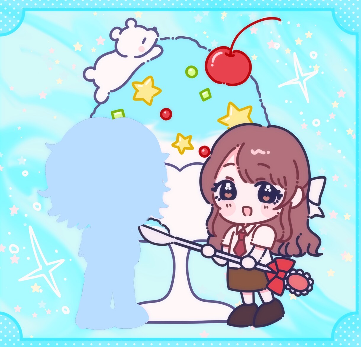 ゆるっとポップなかわいいイラスト描きます ひとクセあるデフォルメイラストです♪ イメージ2