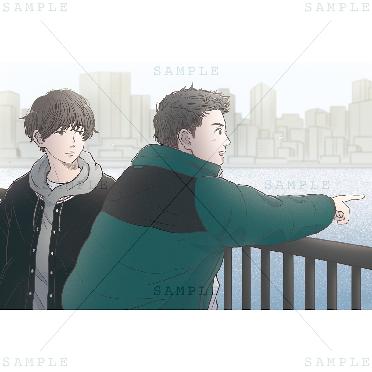 映画のワンシーンのようなスチルイラストを描きます 動画用や記事のサムネ用等お気軽にご相談ください＾＾ イメージ2