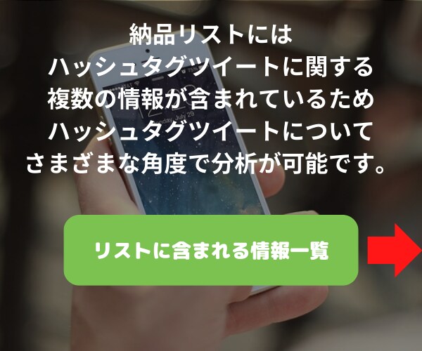 ハッシュタグ検索にヒットするツイート一覧取得します 最短当日納品｜Twitterでのリサーチや情報収集におすすめ イメージ2