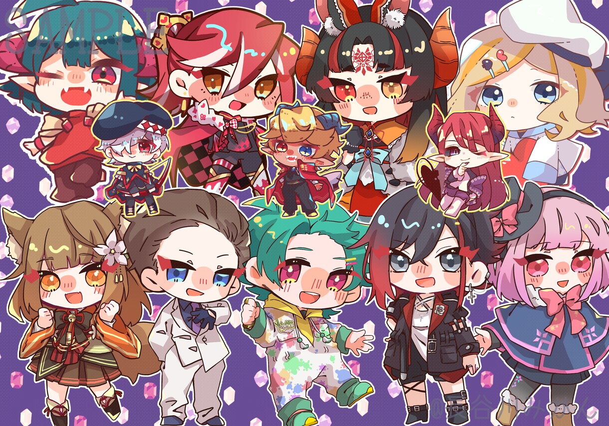 可愛いを形に！デフォルメイラスト描きます グッズ化や配信などのお手伝いに✨️ミニキャラの可愛いイラスト イメージ4