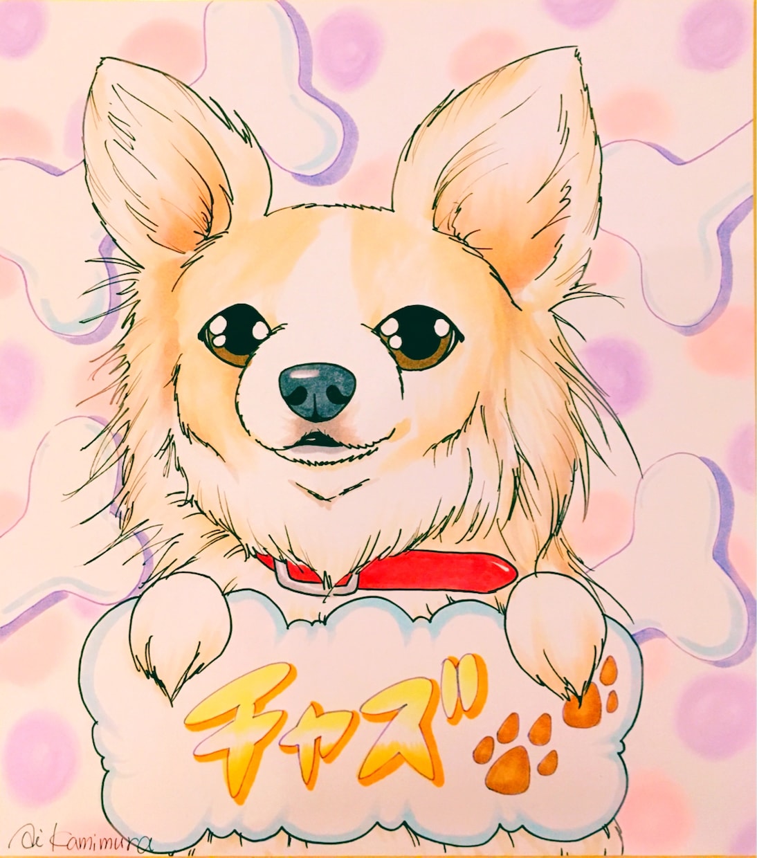 可愛いペットの似顔絵お描きしたします ♪離れていてもあなたを見守るペットの似顔絵♪ イメージ2