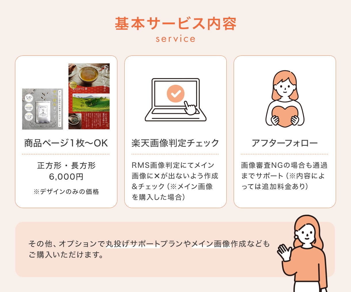 ６枚セット／他社と差がつくEC商品画像制作をします 丸投げプランも！楽天／Amazon等の売れるEC商品画像 イメージ3