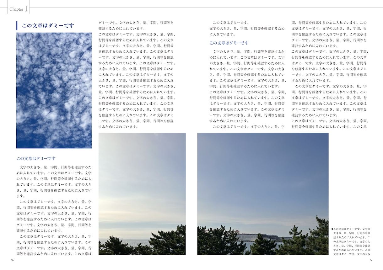 InDesignでカラー冊子などの組版をいたします カラー冊子、書籍の本文を作成します イメージ3