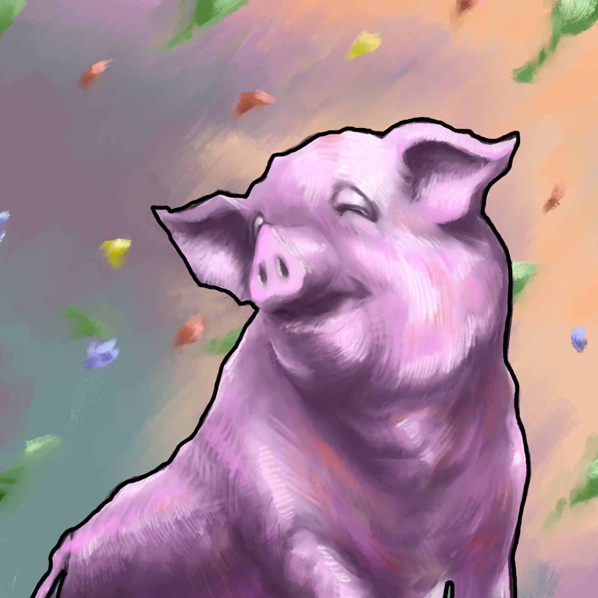 SNSのアイコンイラストを描きます 厚塗りです。できるだけ早めにラフ案の提出をします。 イメージ4