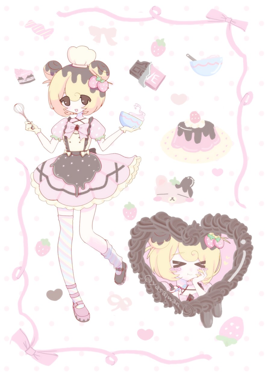 魅力を引き出す！ふんわり可愛いイラスト描きます キャラの魅力がもっと伝わる一枚絵や立ち絵お任せください！ イメージ2
