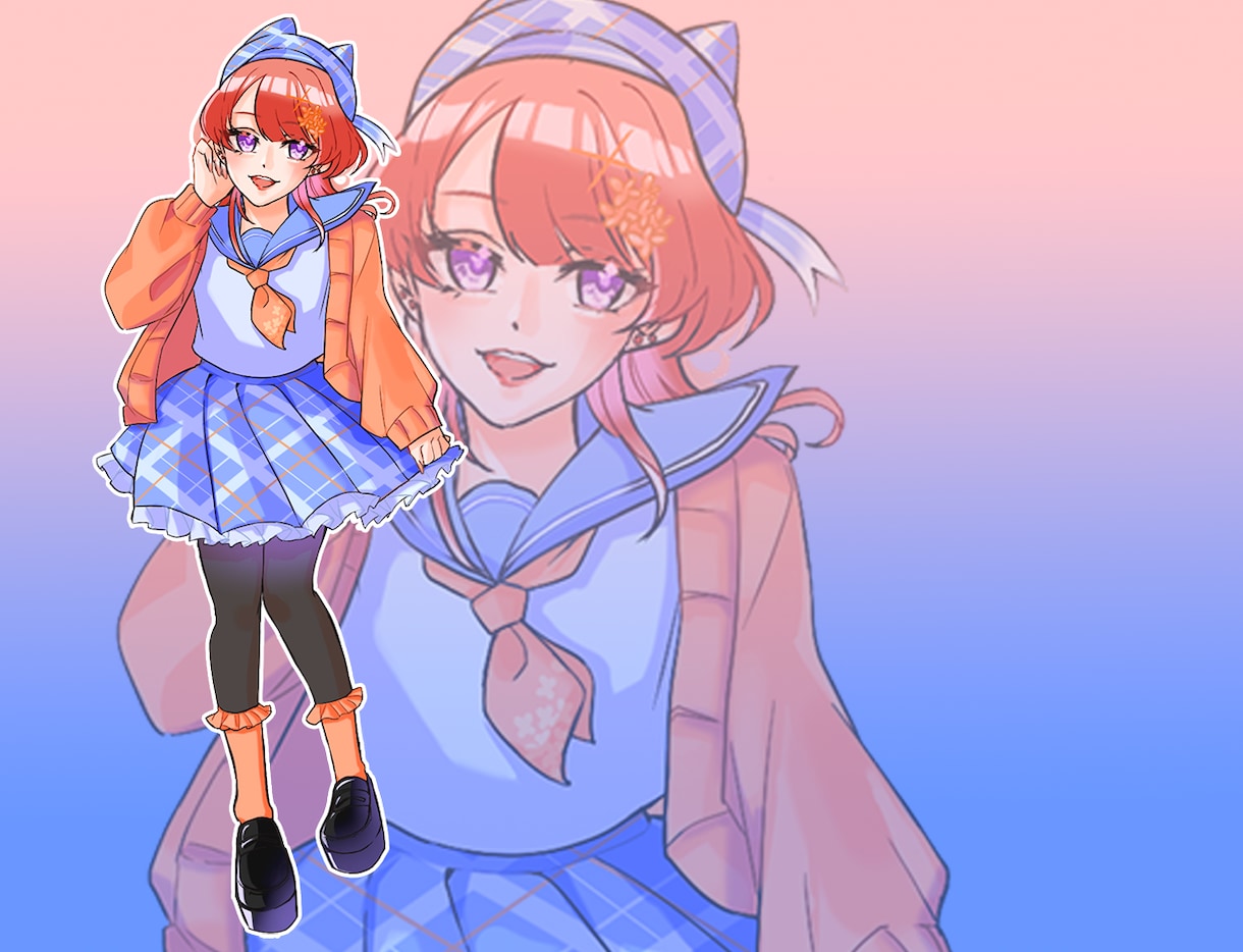 SNS映えなポップイラストで可愛い描きます 【商用利用OK】アイコンや立ち絵、SDキャラ イメージ5
