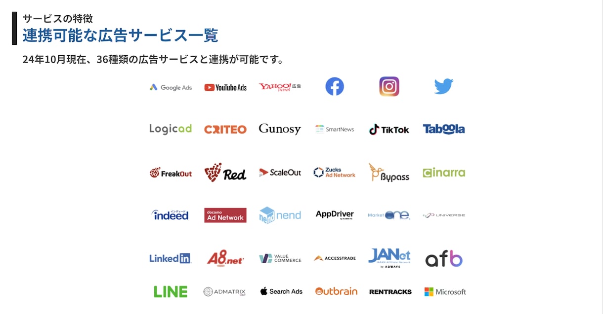 あらゆるマーケデータをスプシに集計、可視化します GA4、Web広告など幅広く対応。AI接続するので分析も簡単 イメージ6
