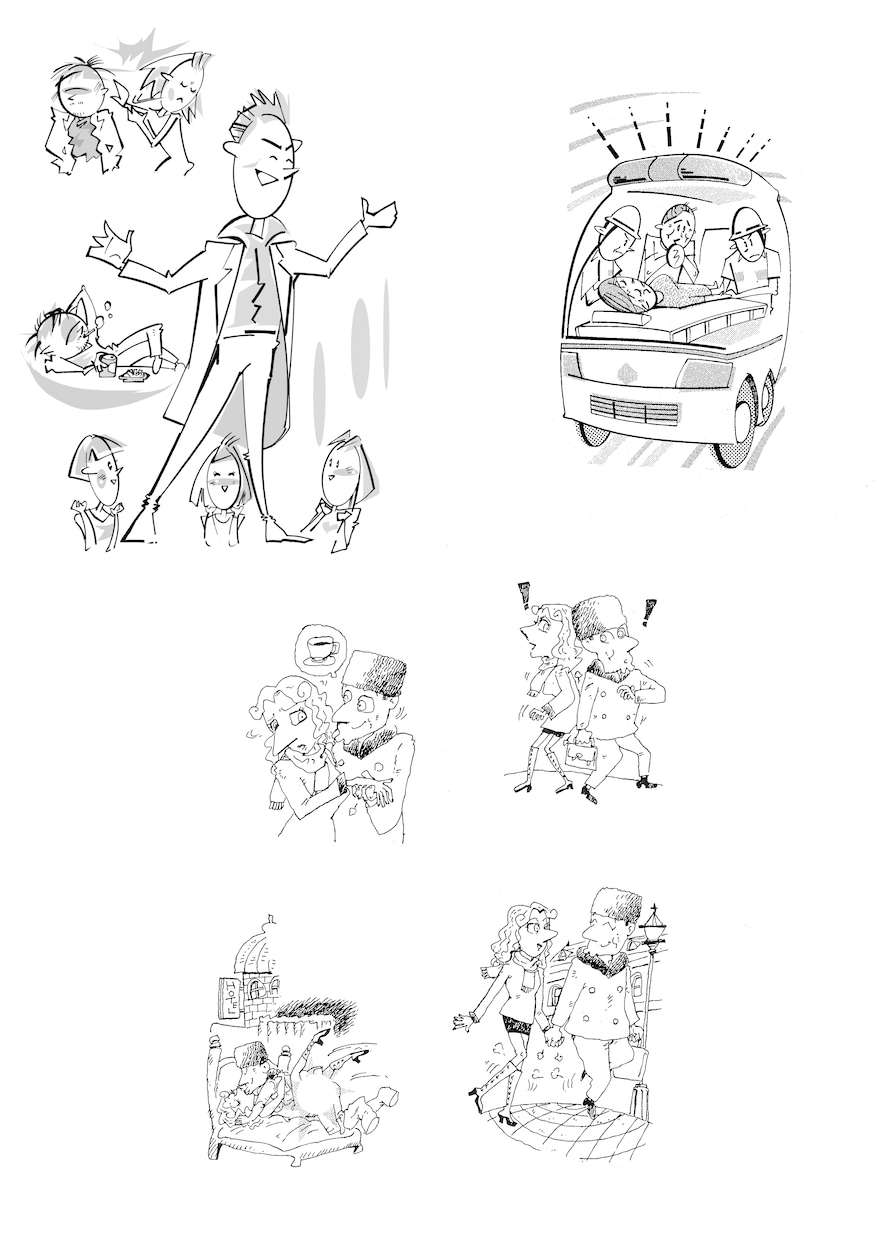 イラスト、カット、挿絵描かせて頂きます ベテランカットマンにお任せください! イメージ1