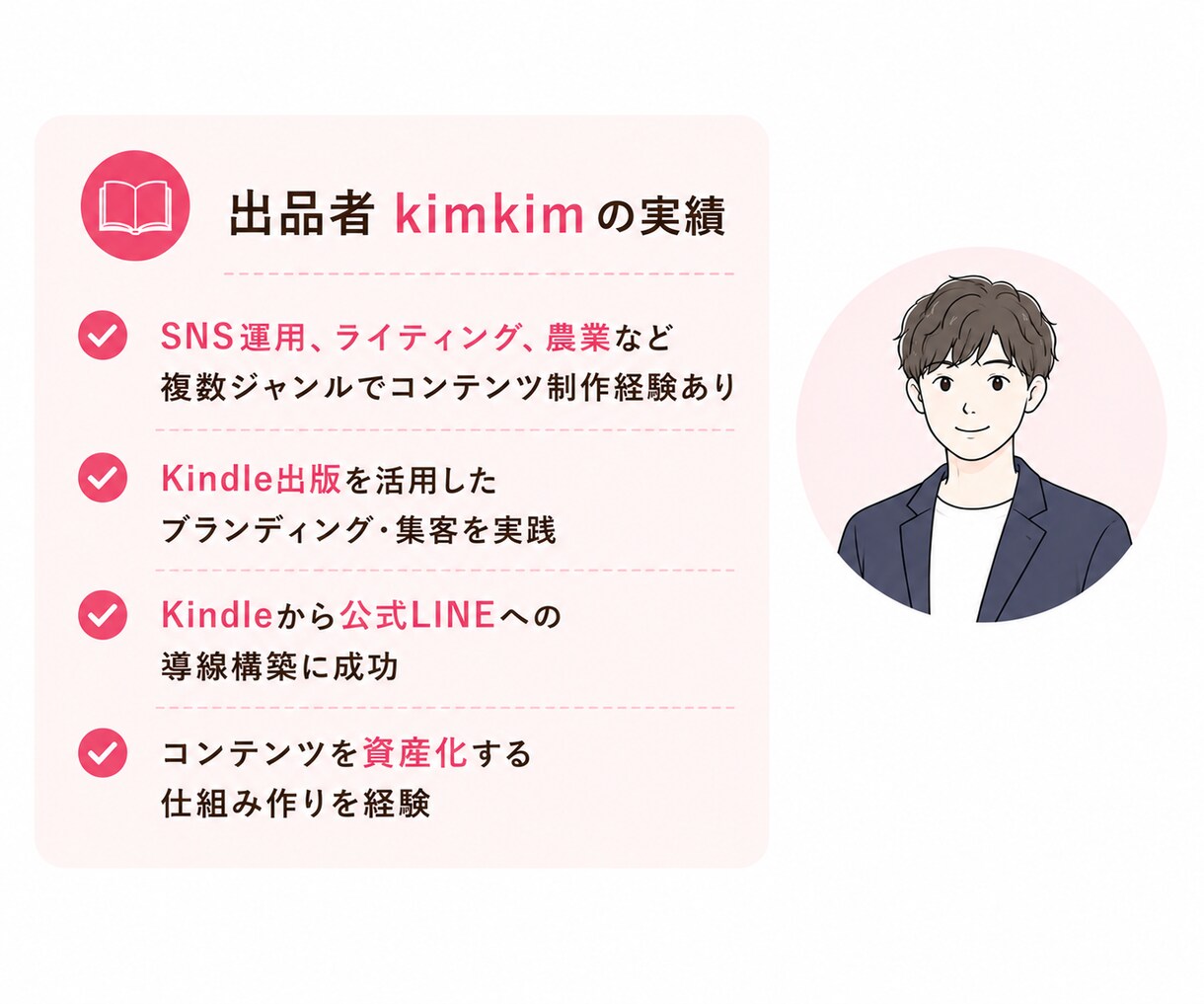 Kindle初心者｜何を書くか一緒に考えます あなたの経験を本のテーマに整理 イメージ6