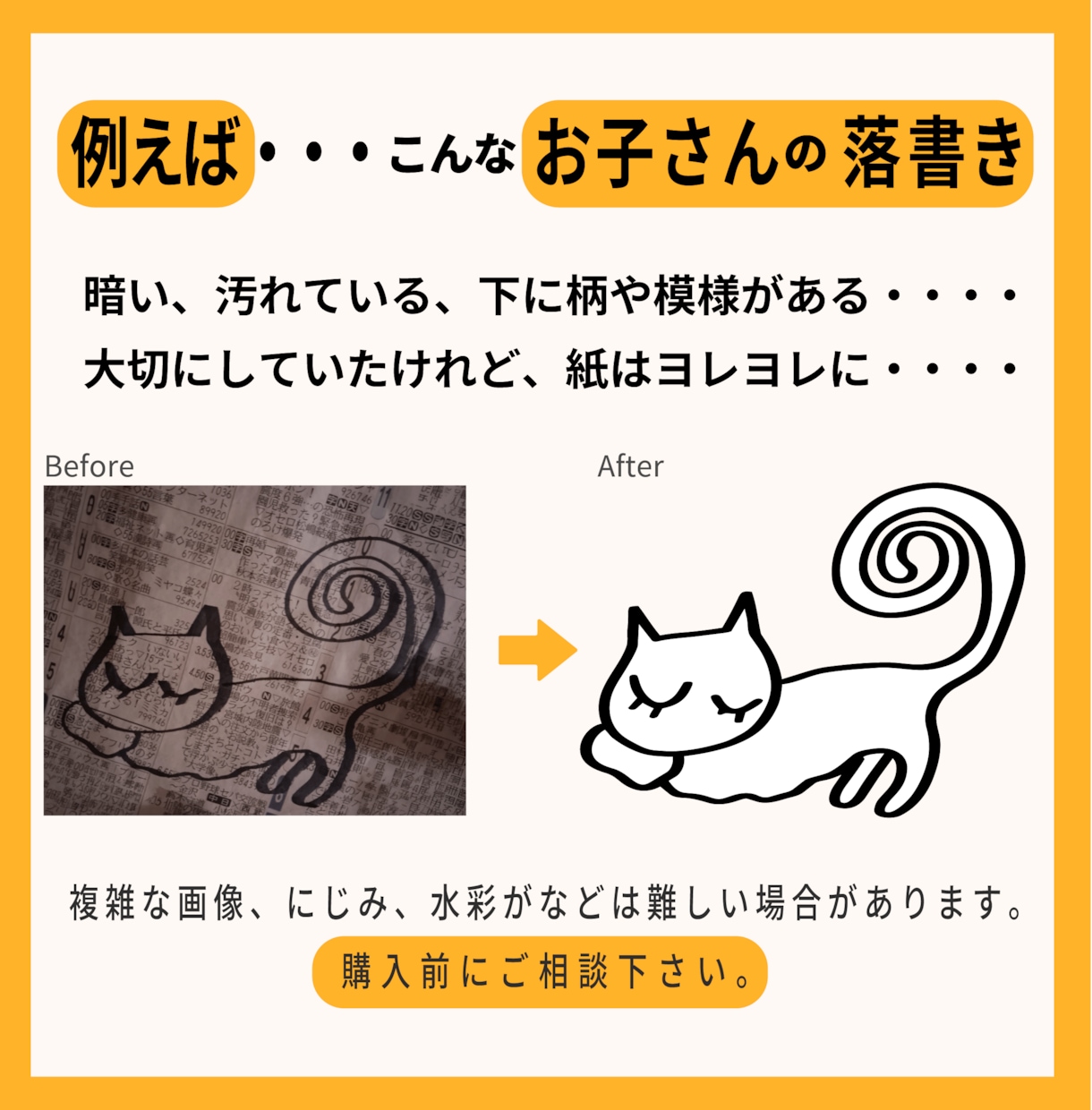 画像を高画質データ化いたします 看板から名刺まで！　使える高精度なベクター画像作成! イメージ2