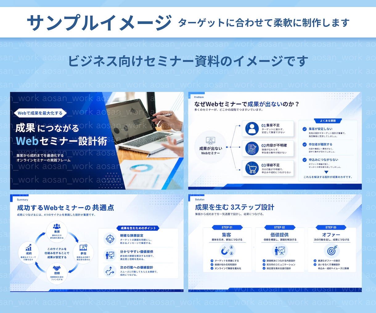 伝える！伝わる！スライド資料作成を丁寧に作成します Canva納品データ付き！１週間の無料サポート付きで安心 イメージ5