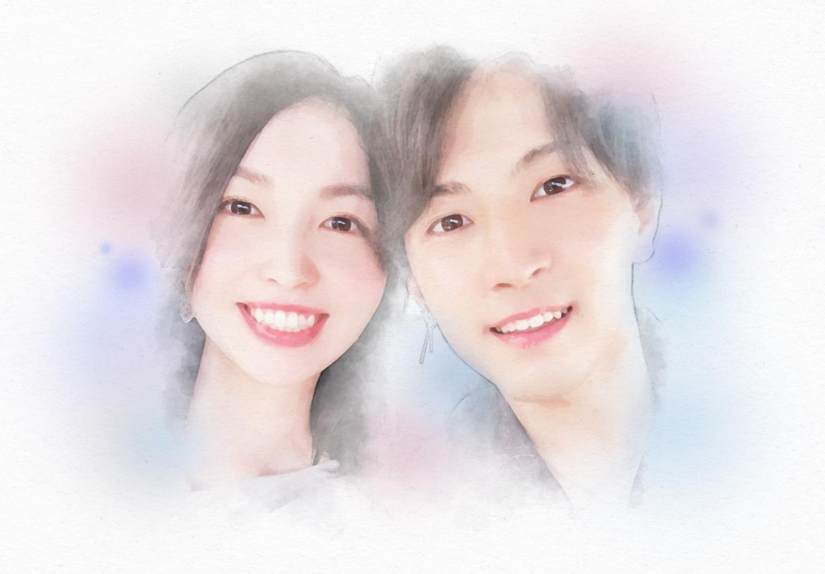 リアル&ほんわかした似顔絵お作りします お写真から描く水彩画風の似顔絵です。 イメージ4