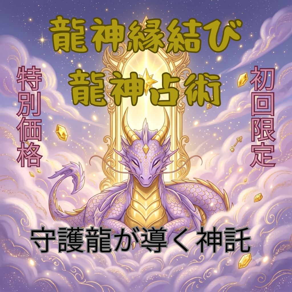 音信不通・復縁。四柱推命×龍神縁結びで成就します 彼の気持ちを知り恋を繋ぐ！波動浄化であなた専用の龍神が導く イメージ1